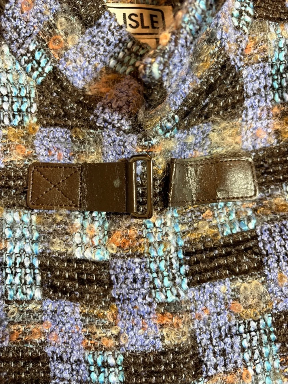 vintage Carlisle wool woven grandmacore jacket